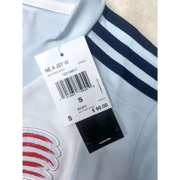 Adidas New England Revolution Women's small MLS Jersey soccer Blue White - Picture 3 of 8